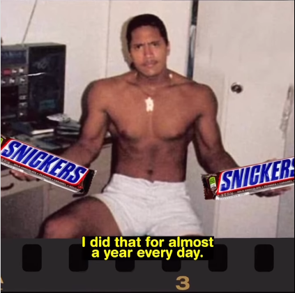 巨石強森14歲那年，每天都去7-11偷巧克力棒。